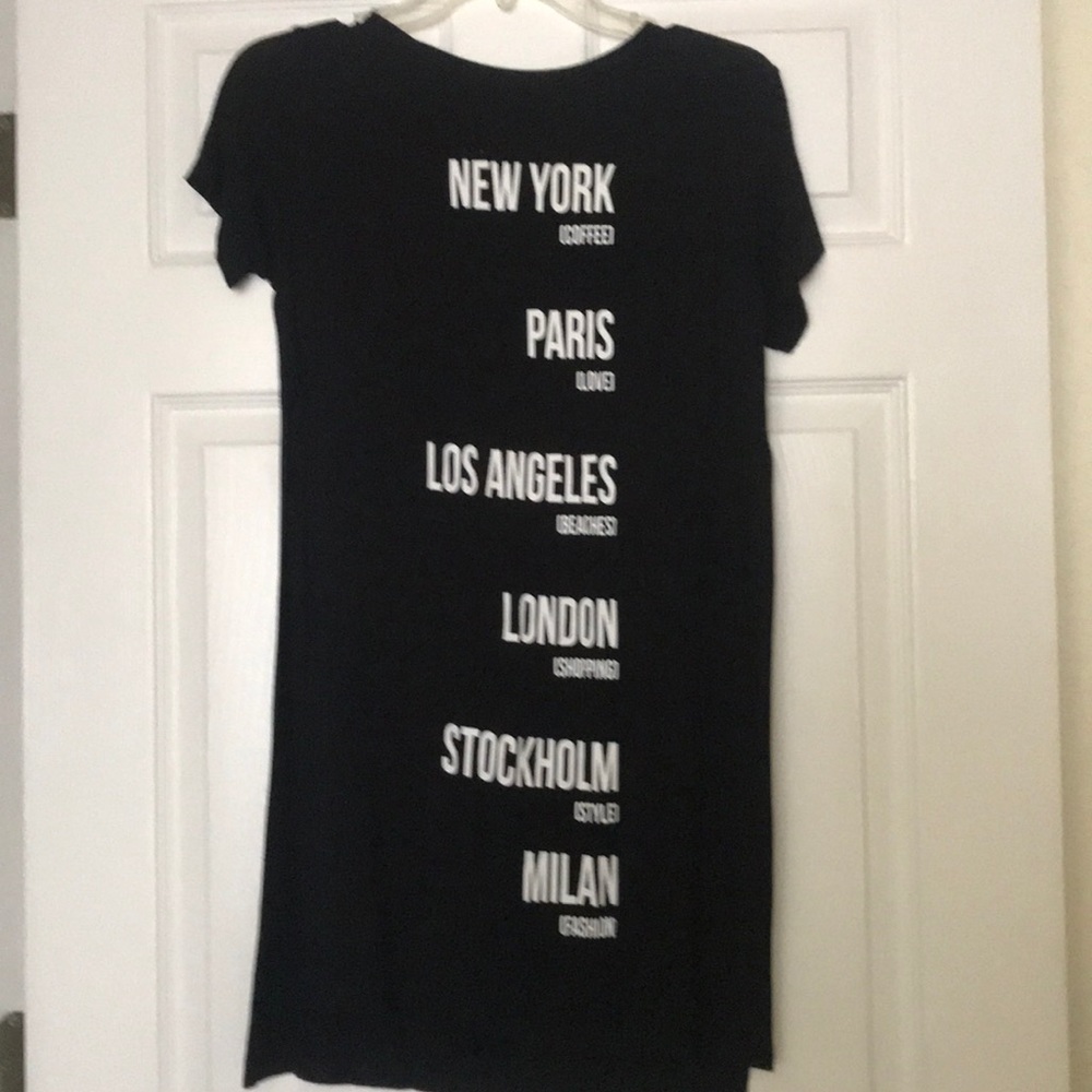 Long shirt short sleeve shirt